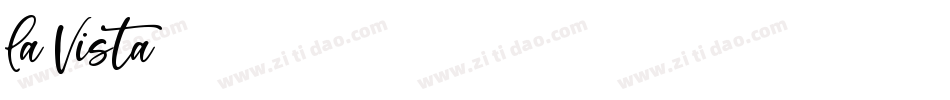 La Vista字体转换